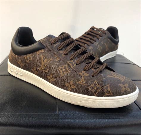 brown louis vuitton trainers